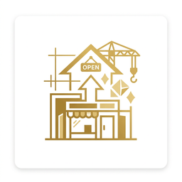 상업 인테리어 아이콘